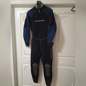 Scubapro Men’s Navy/Black Full Wetsuit - Thermal Dive Suit
